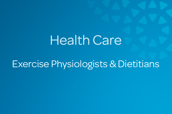 Exercise Physiologists  Dietitians